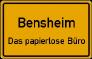 64625 Bensheim | Das papierlose Büro